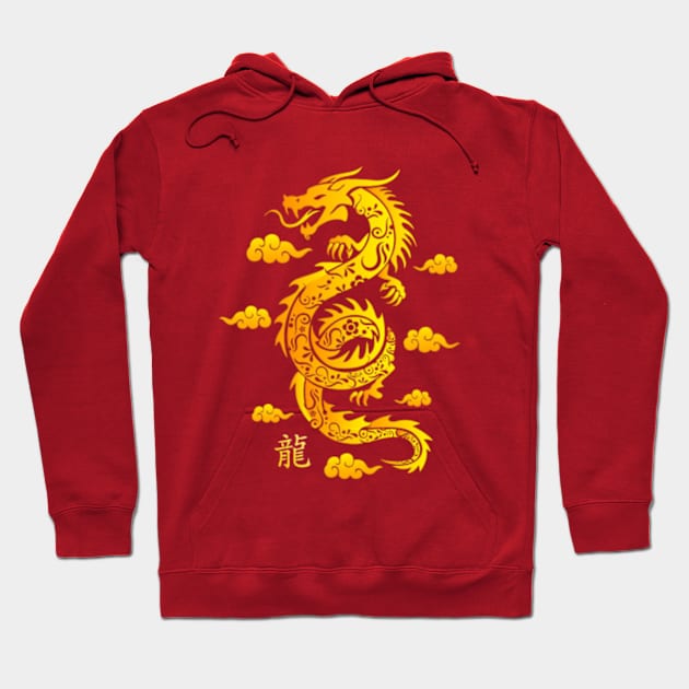 Year Of The Dragon 2024 - Chinese New Year Dragon 2024 Hoodie by Danemilin